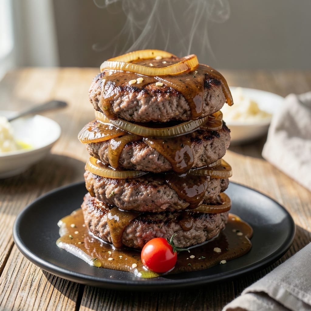 Hamburger Steak Instant Pot Recipe: Pressure-Cooked Juiciness Sealed In