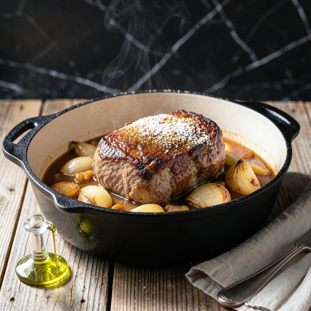 Alex Guarnaschelli's Pot Roast Recipe: Fork-Tender Beef with Rich Red Wine Gravy