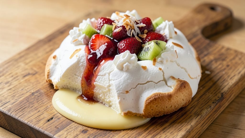 4 Egg White Pavlova Recipe: Crispy Meringue Rings With Lemon Curd Center 4 Egg White Pavlova Recipe: Crispy Meringue Rings With Lemon Curd Center