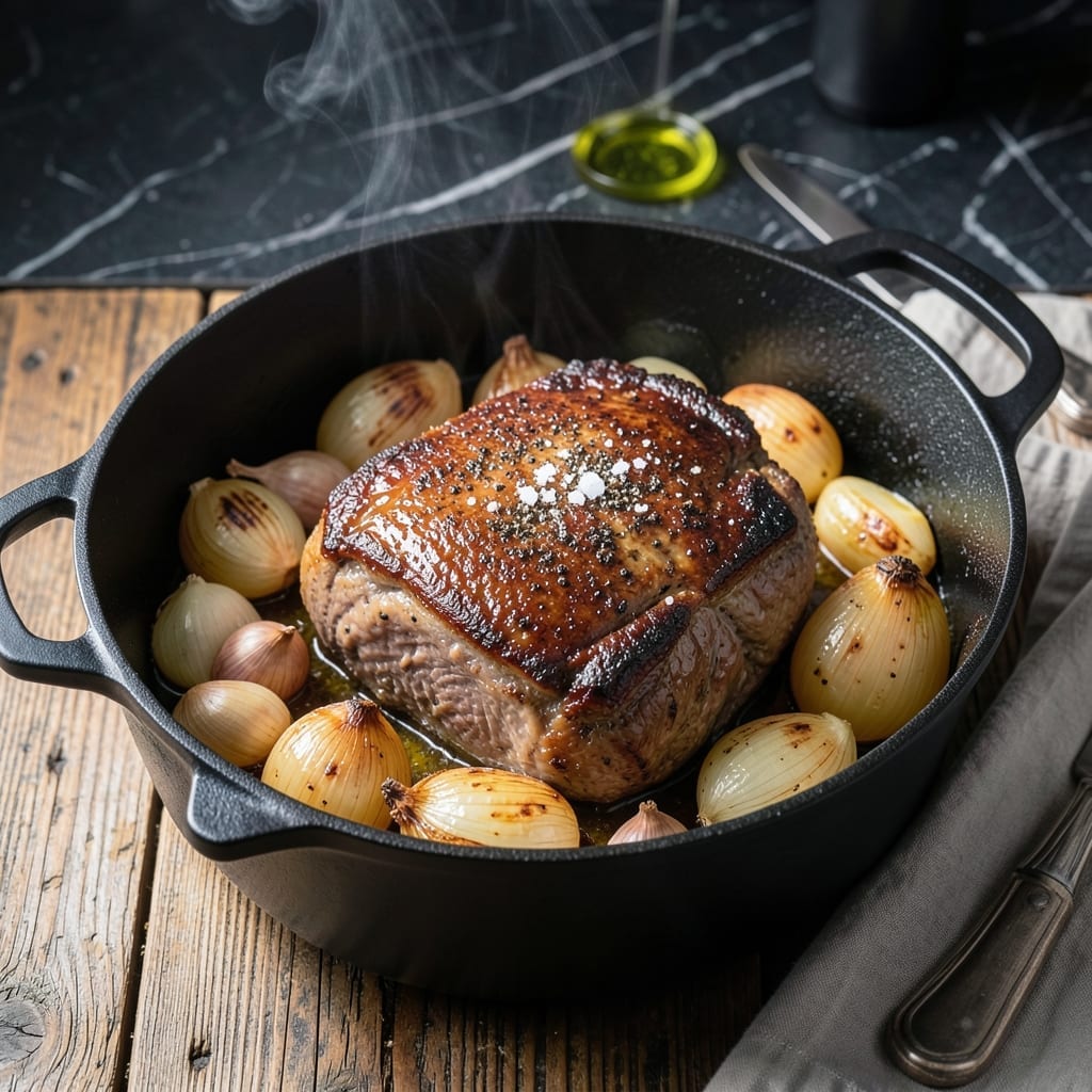 Pot Roast Dinner Recipe: Dutch Oven Braised With Root Vegetables Pot Roast Dinner Recipe: Dutch Oven Braised With Root Vegetables
