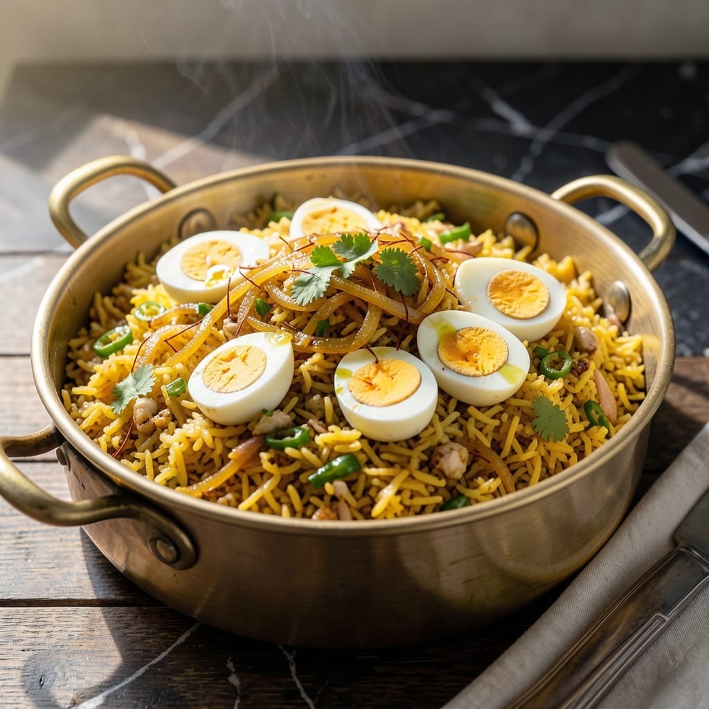 One Pot Egg Biryani Recipe: Fragrant Spice-Infused One-Pan Meal