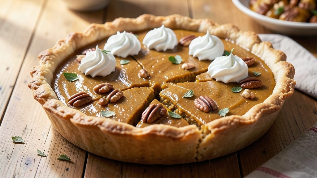 9.5-Inch Pumpkin Pie Recipe: Spiced Perfection With Buttery Crust Layers