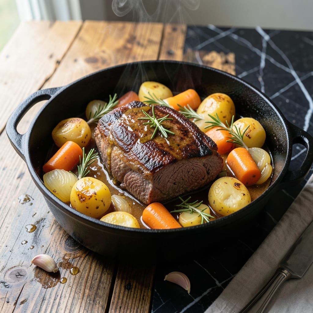 Roast Beef One Pot Recipe: Savory Slow-Cooked Supper with Root Vegetables Roast Beef One Pot Recipe: Savory Slow-Cooked Supper with Root Vegetables