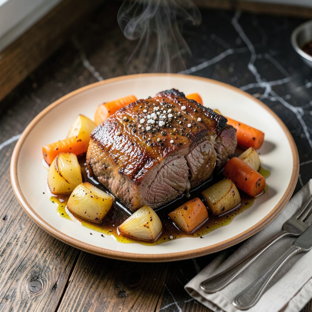 Complete 2 Lb Pot Roast Recipe: Dutch Oven Braised With Root Vegetables overview image
