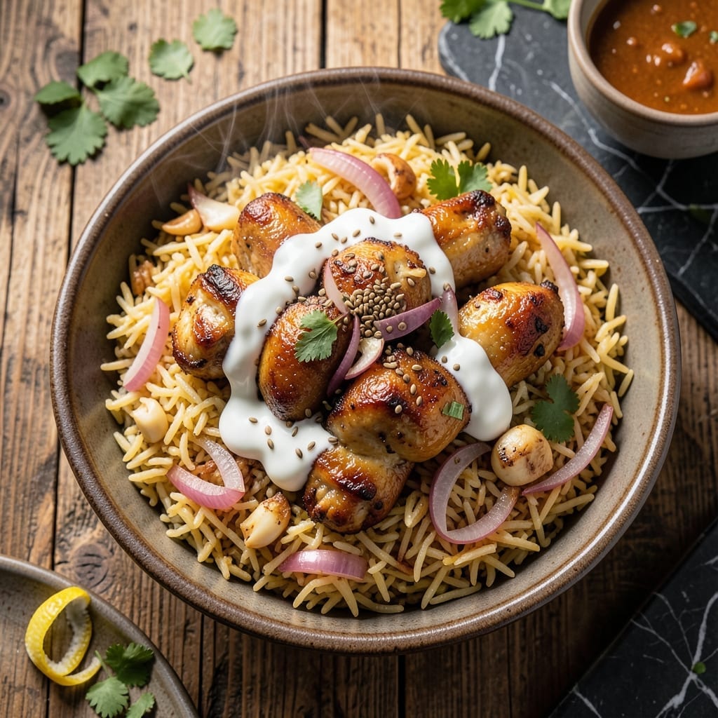 One Pot Chicken Biryani Recipe: Fragrant Basmati With Spiced Layers