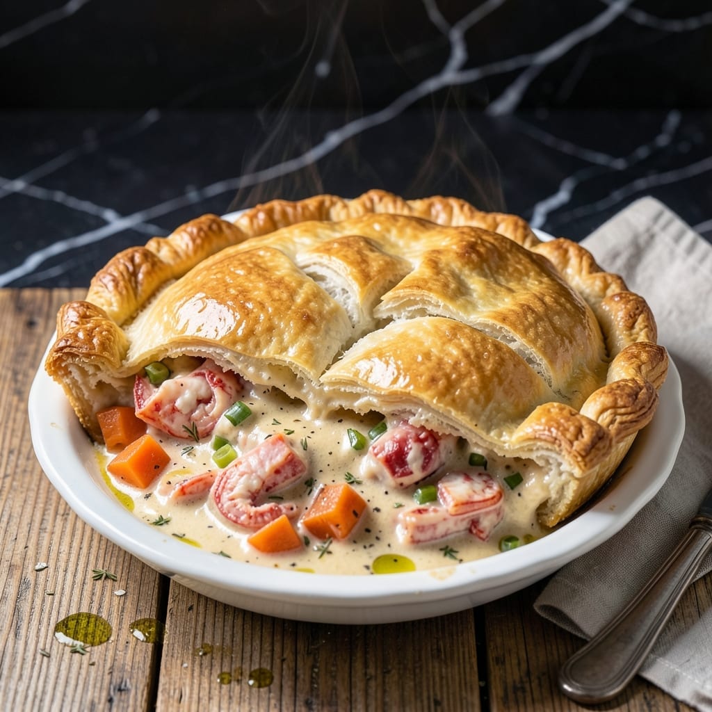 Lobster Pot Pie Recipe Puff Pastry: Decadent Seafood in Flaky Layers Lobster Pot Pie Recipe Puff Pastry: Decadent Seafood in Flaky Layers