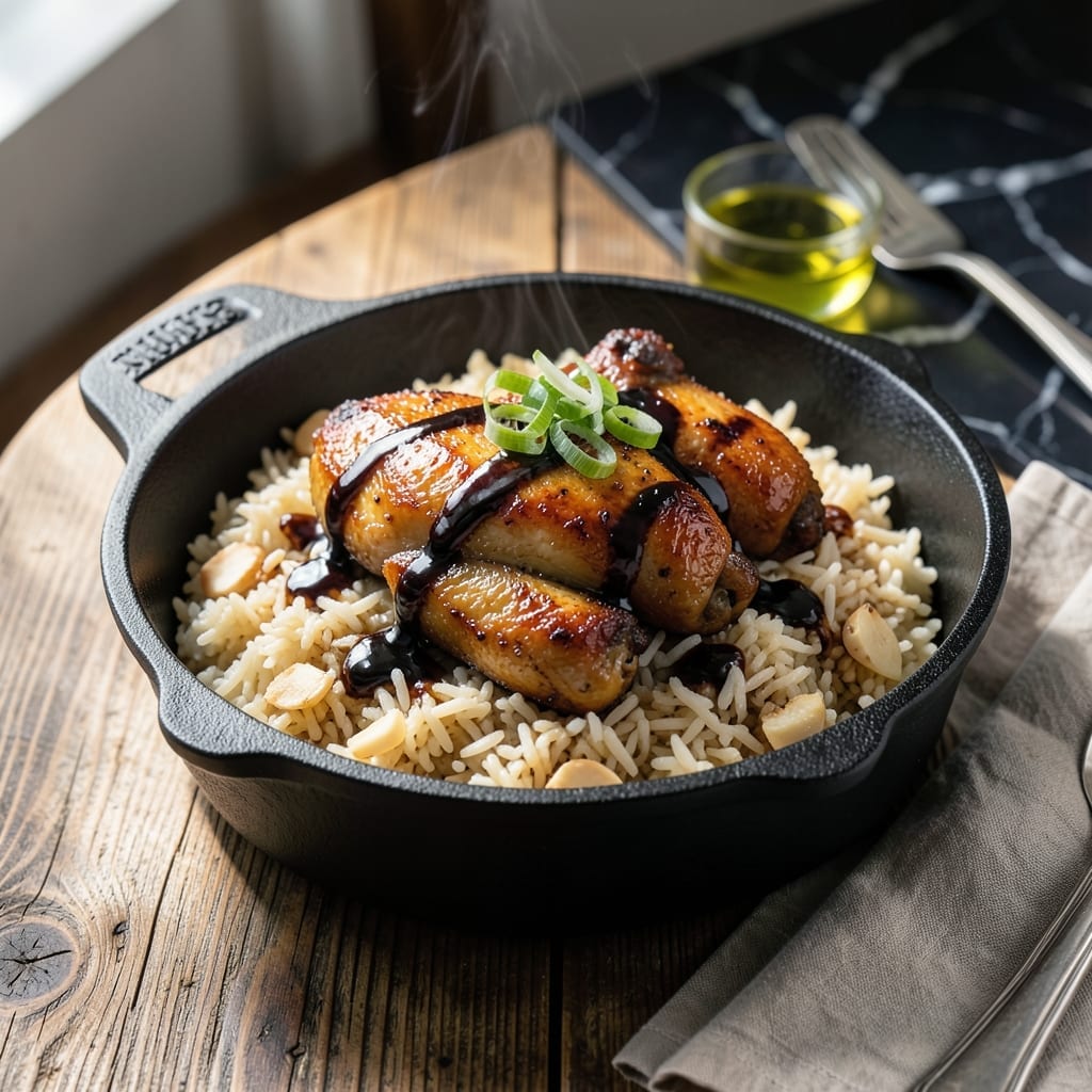 One Pot Chicken Rice Chinese Recipe: Fragrant Ginger-Scented Comfort One Pot Chicken Rice Chinese Recipe: Fragrant Ginger-Scented Comfort