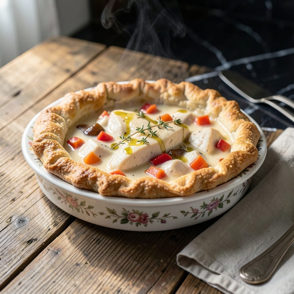 Keto Chicken Pot Pie Recipe: Low-Carb Comfort in a Golden Crust Keto Chicken Pot Pie Recipe: Low-Carb Comfort in a Golden Crust