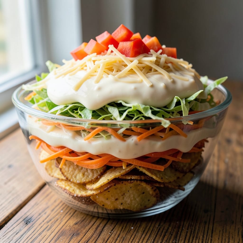 7 Layer Salad Recipe With Mayo: Crunchy, Creamy, Layered Masterpiece 7 Layer Salad Recipe With Mayo: Crunchy, Creamy, Layered Masterpiece