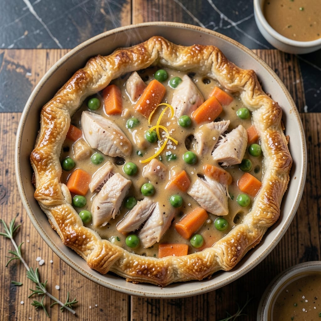 Turkey Pot Pie Recipe Pioneer Woman: Flaky Crust With Herb-Infused Filling