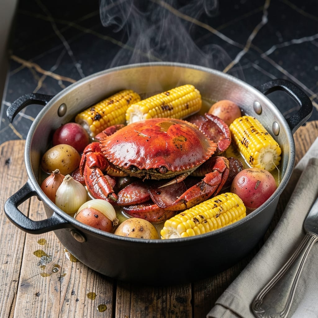 Crab Pot Boil Recipe: Spiced Seafood Feast for a Crowd