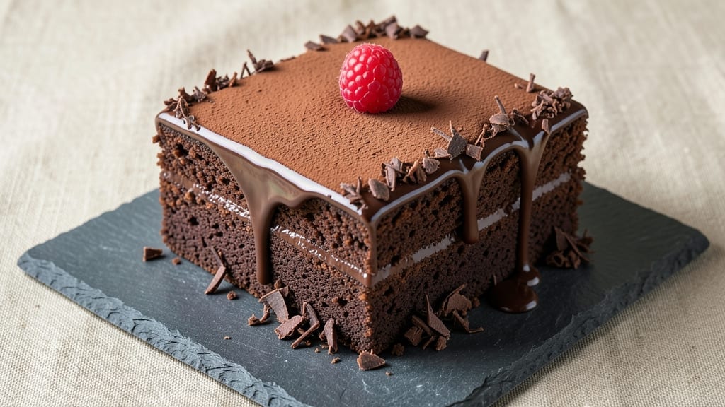 10-Inch Square Chocolate Cake Recipe: Decadent Layers With Fudgy Core