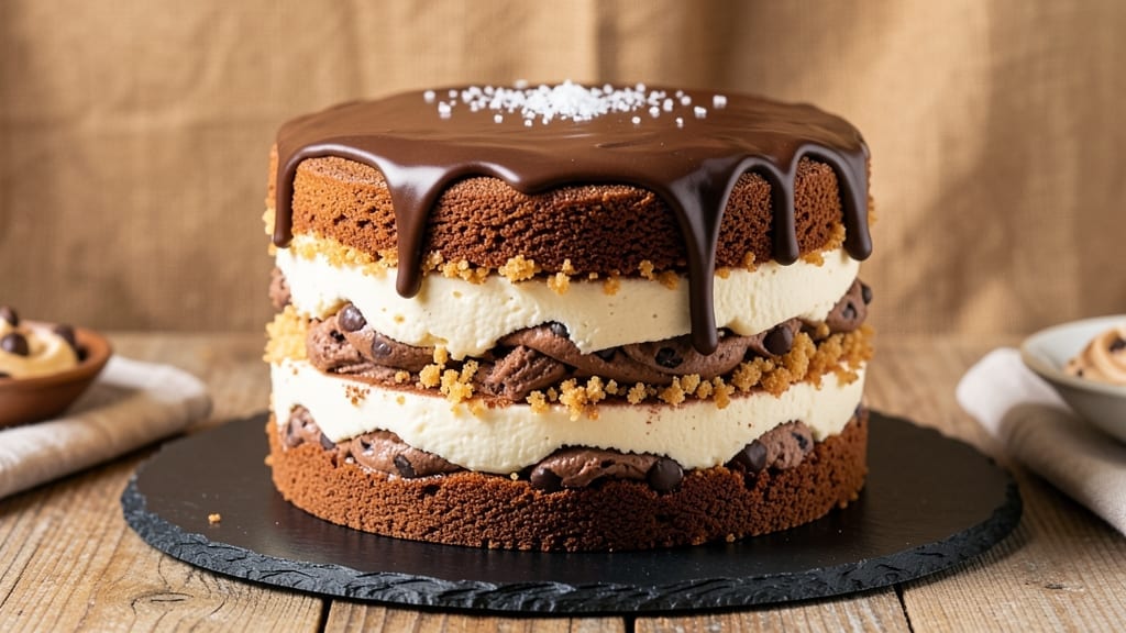 5 Layer Brownie Cookie Cheesecake Recipe: Decadent Dessert Stack With No-Bake Ease 5 Layer Brownie Cookie Cheesecake Recipe: Decadent Dessert Stack With No-Bake Ease