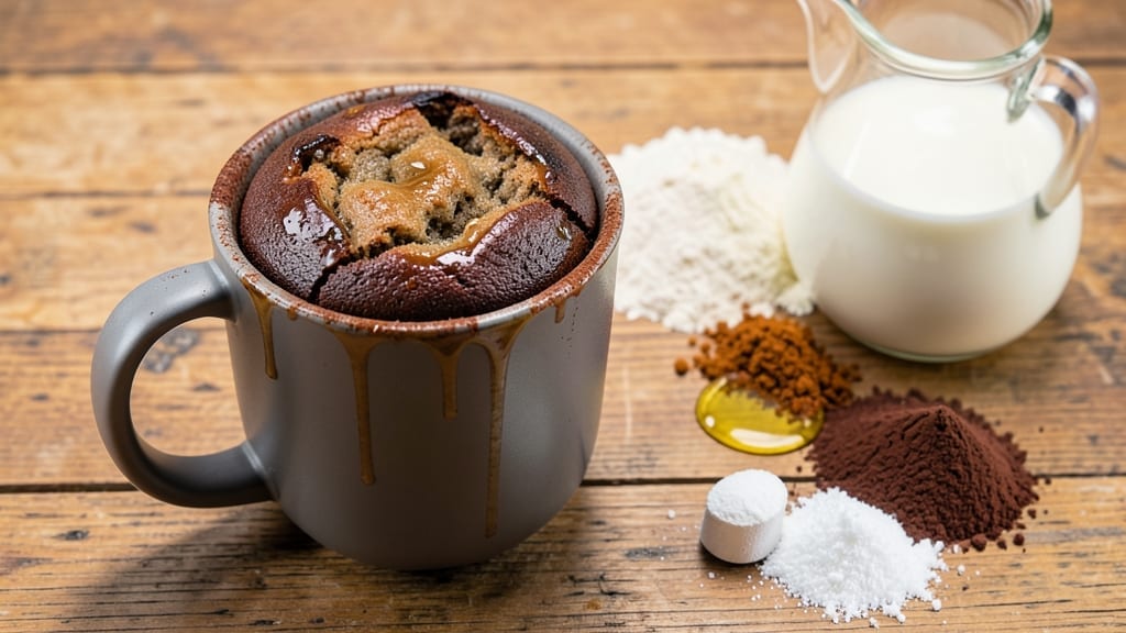 10-Minute Cake Recipe: Microwave Mug Cake With No Mixing Required