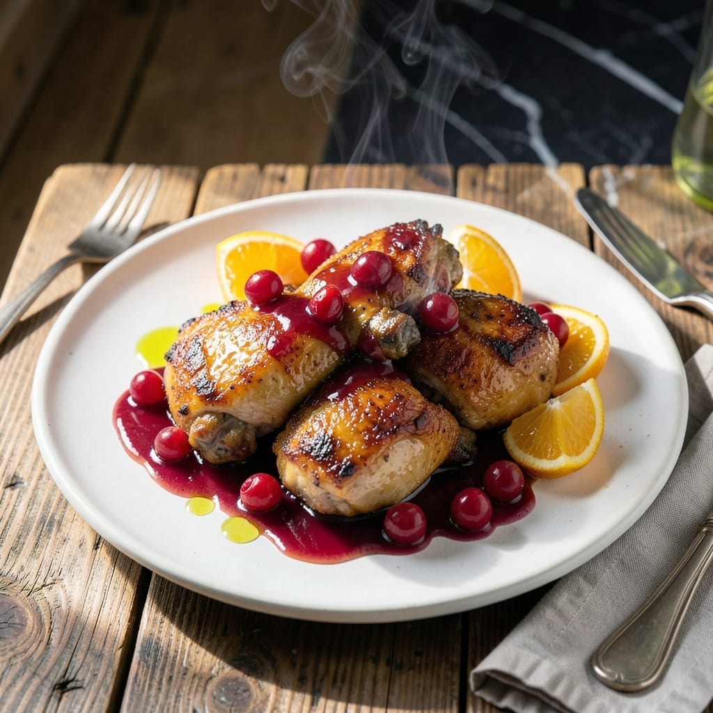 Instant Pot Cranberry Chicken Recipe: Sweet-Tart Sauce With Fall-Off-The-Bone Tenderness