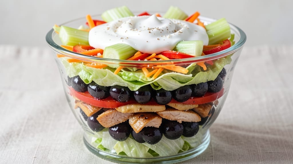 9 Layer Salad Recipe: Crunchy, Creamy, Protein-Packed Stack