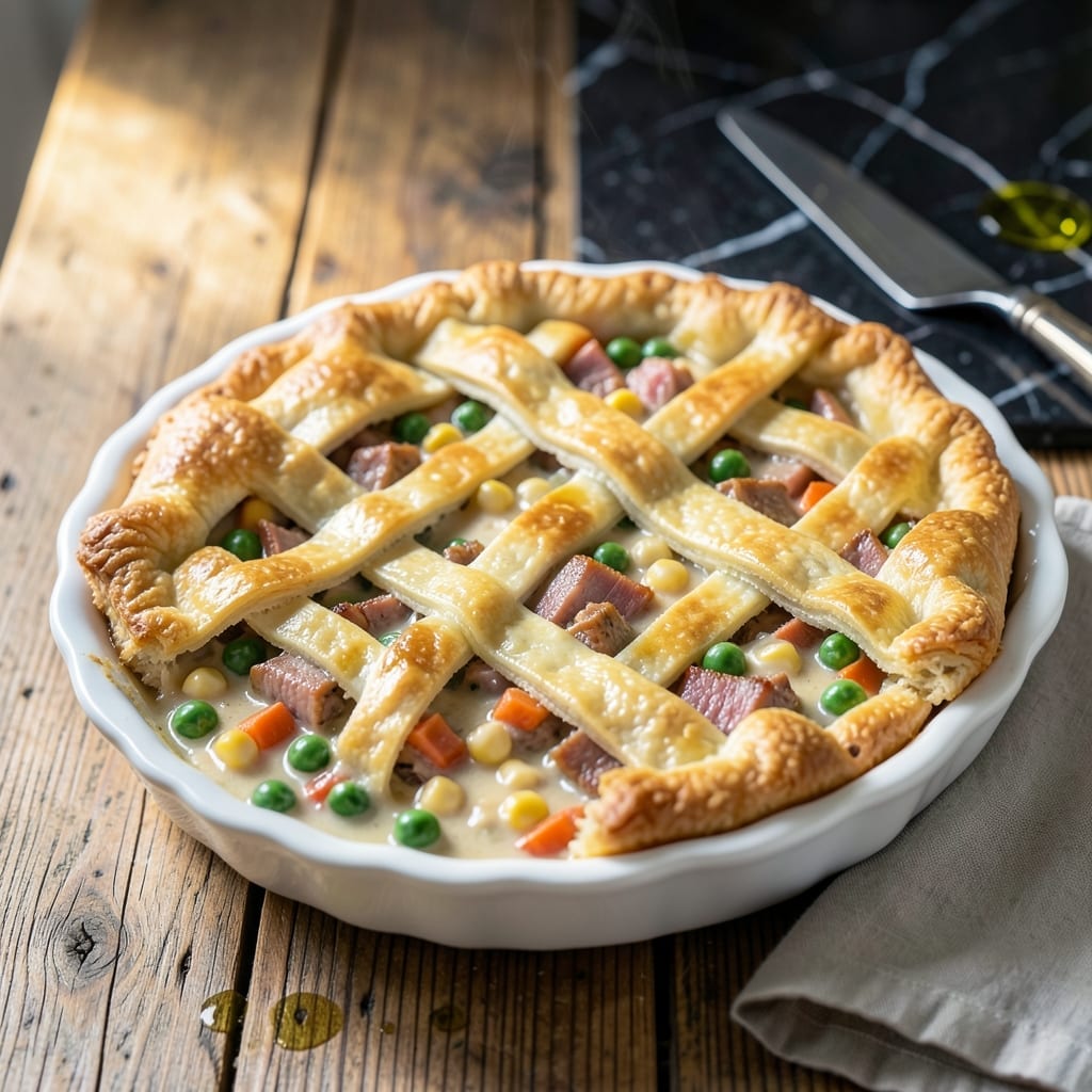 Bisquick Ham Pot Pie Recipe: Savory Filling in a Golden Crust