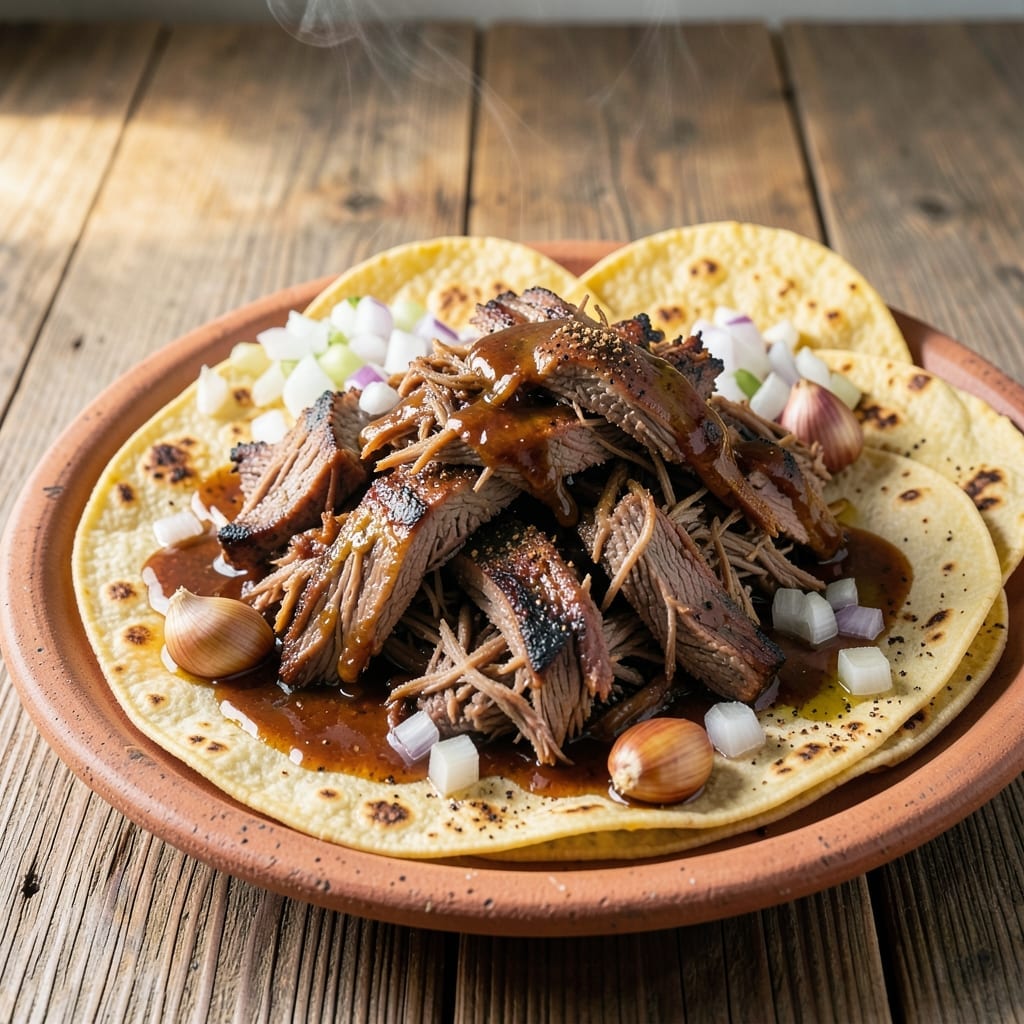 Brisket Tacos Crock Pot Recipe: Chipotle-Spiced Beef in Warm Tortillas