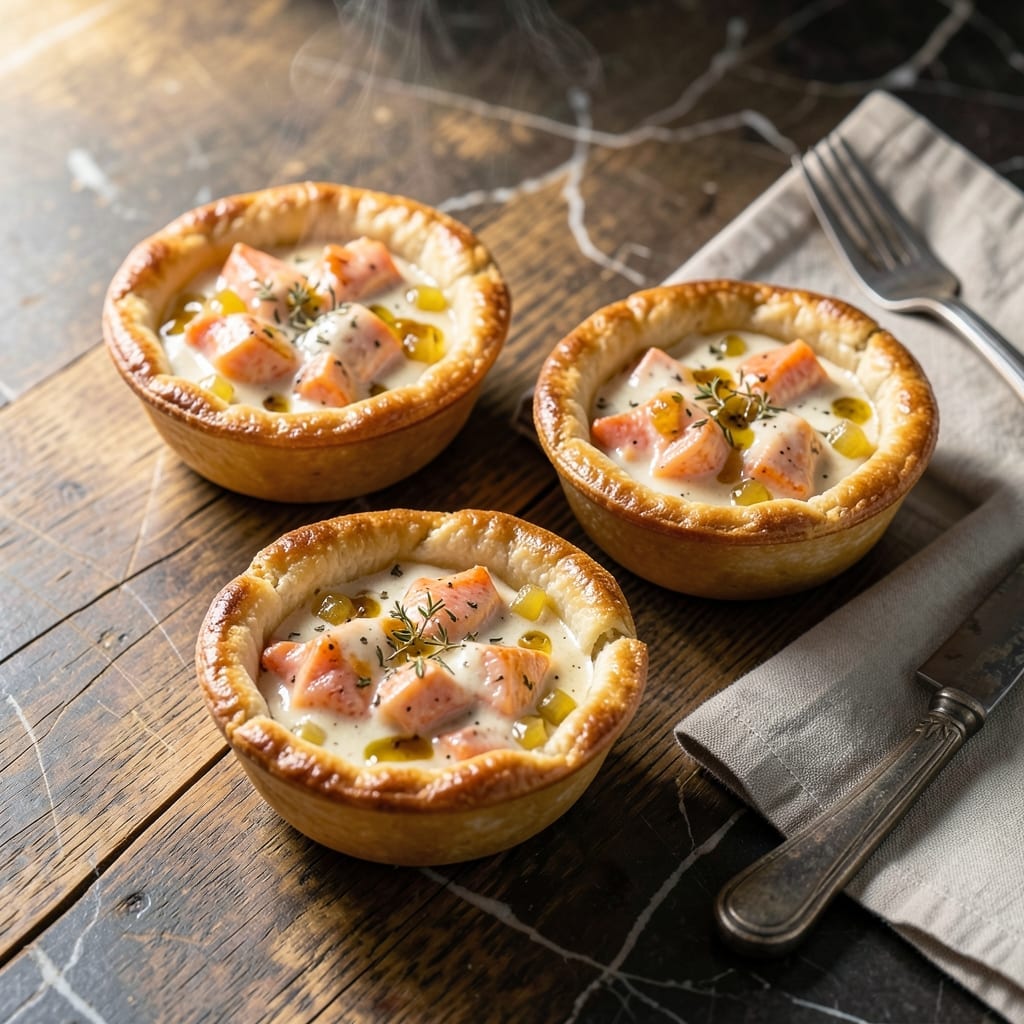 Mini Lobster Pot Pie Recipe: Buttery Layers With Sweet Lobster Bites