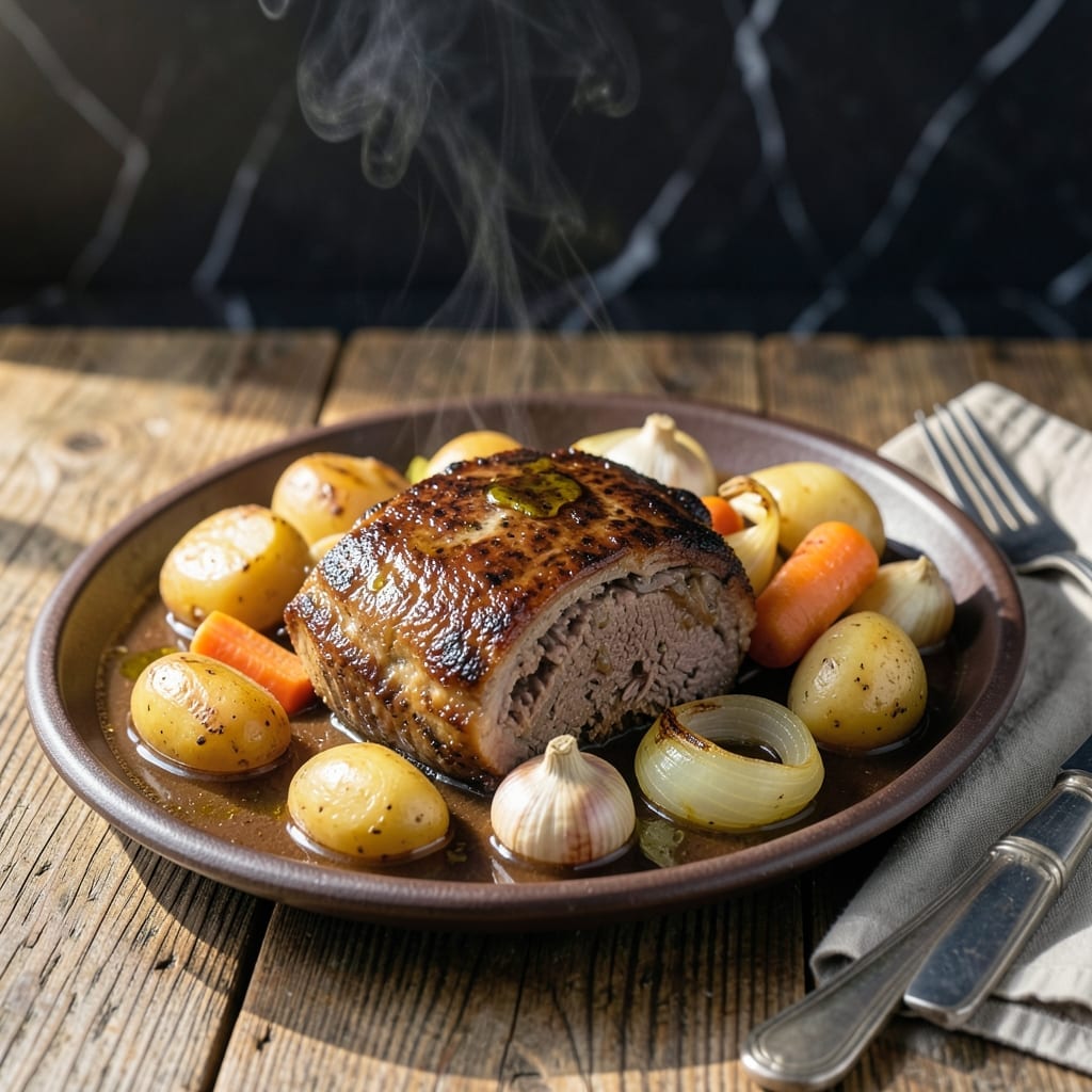 Best Tender Pot Roast Recipe Slow Cooker: All-Day Braised Beef with Root Vegetables