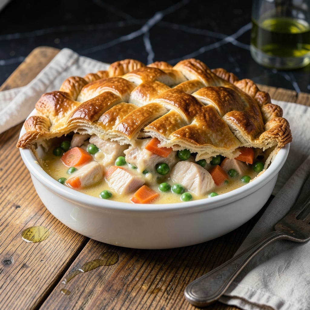 Emeril Lagasse Chicken Pot Pie Recipe: Flaky Crust With Herb-Infused Filling