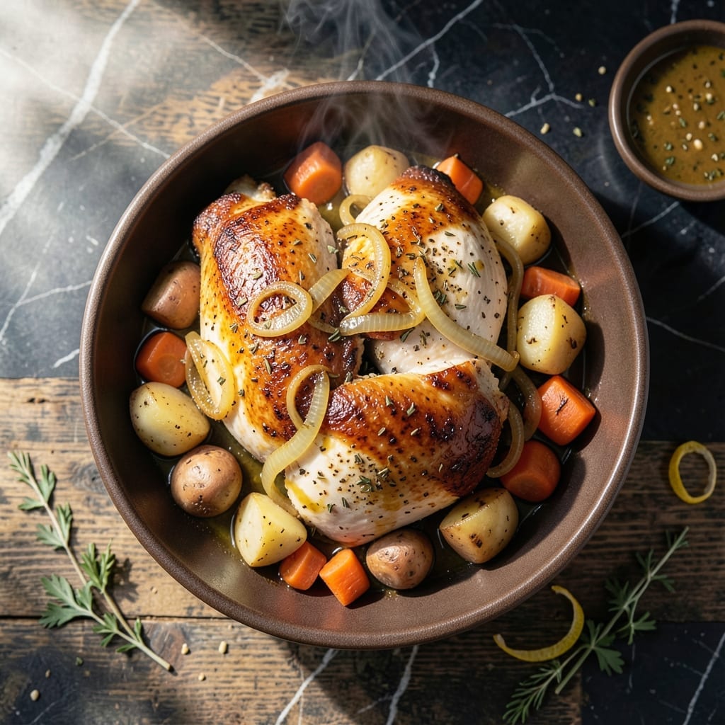 Baked Chicken in Crock Pot Recipe: Hands-Off Juicy Succulence