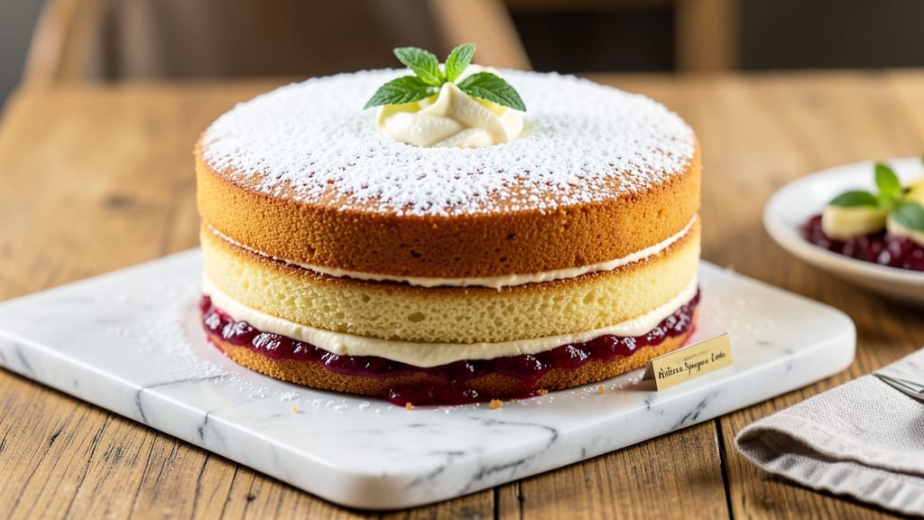 9-Inch Victoria Sponge Cake Recipe: Light Layers With Jam and Whipped Cream Bliss