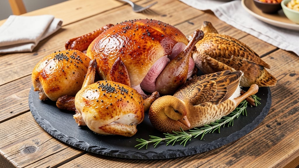 5 Bird Roast Recipe: Whole Roasted Birds With Crispy Skin and Juicy Centers