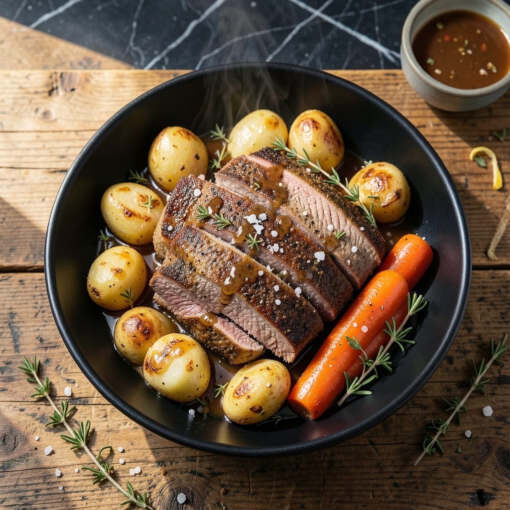 Sirloin Tip Roast Crock Pot Recipe: Hands-Off Savory Delight