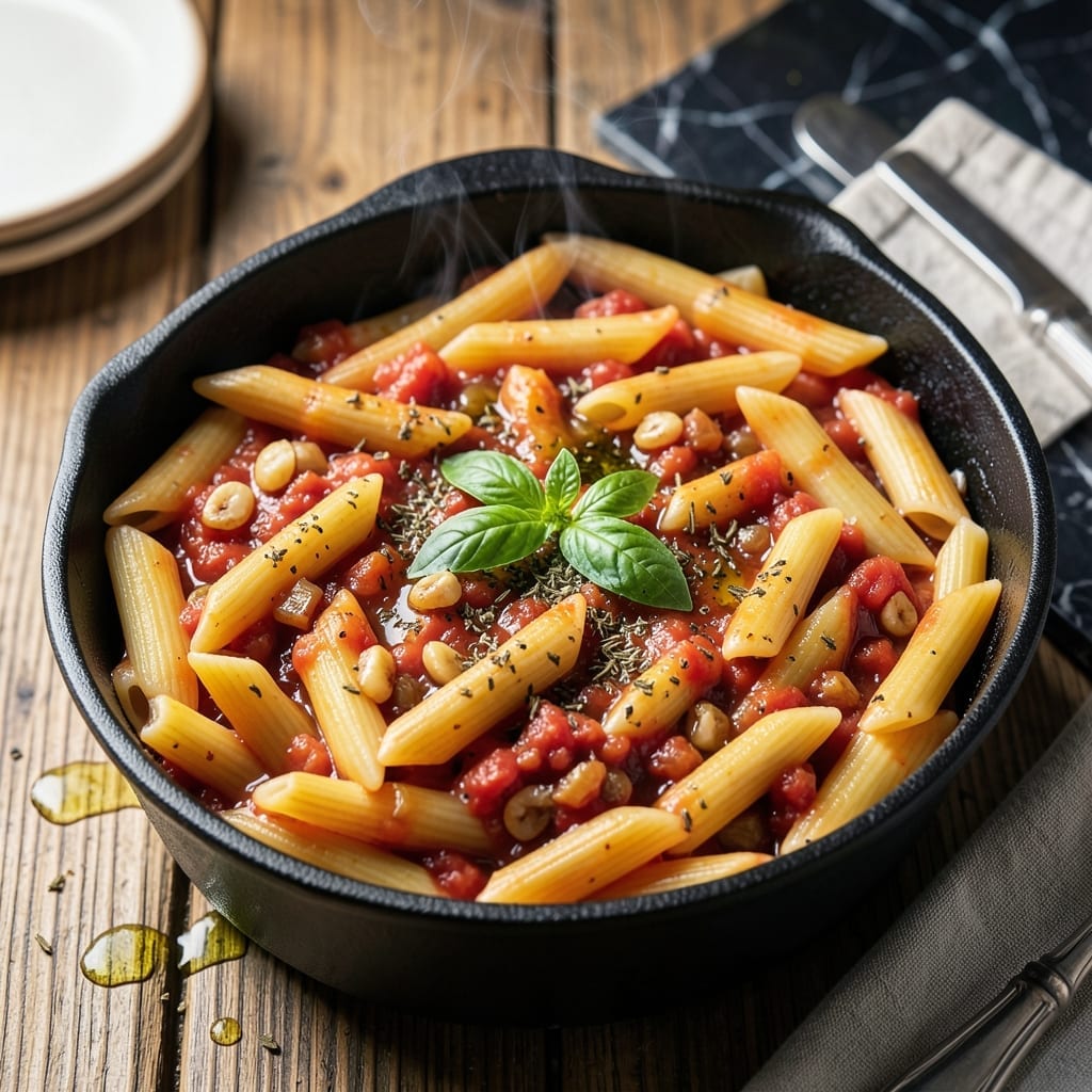 One Pot Penne Recipe: Al Dente Pasta With Rich Tomato Sauce One Pot Penne Recipe: Al Dente Pasta With Rich Tomato Sauce