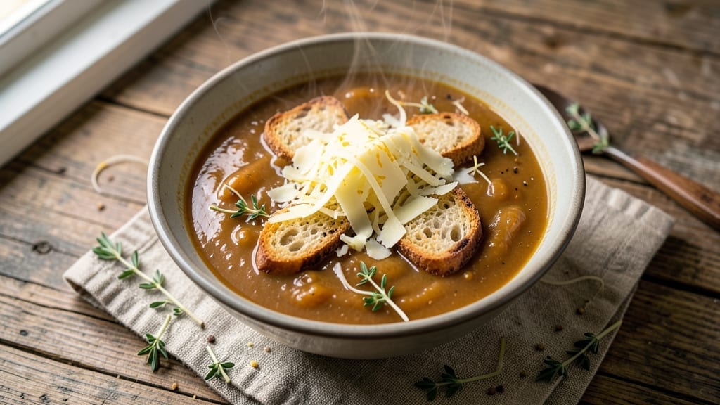 5 Star Onion Soup Recipe: Caramelized Fond and Gruyère Melt Magic