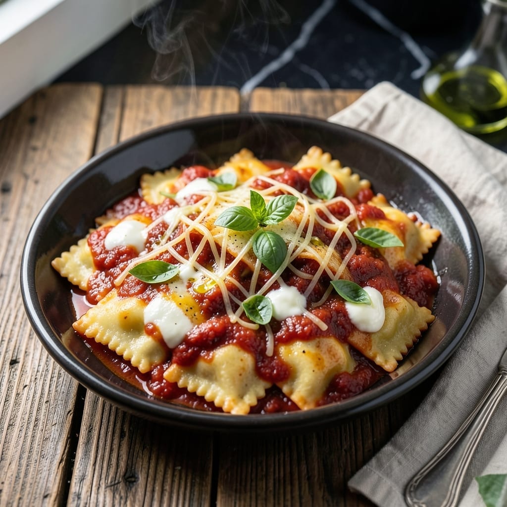 Cheese Ravioli Crock Pot Recipe: Pillowy Pockets in Rich Tomato Sauce