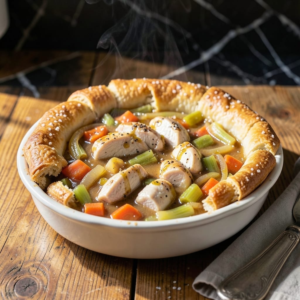 Reese Witherspoon's Chicken Pot Pie Recipe: Flaky Crust Over Creamy Comfort Reese Witherspoon's Chicken Pot Pie Recipe: Flaky Crust Over Creamy Comfort