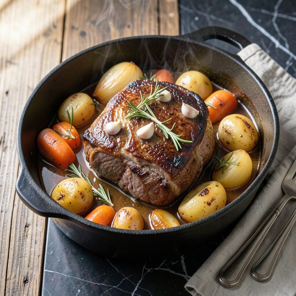 Garlic Pot Roast Recipe: Herb-Infused Slow-Cooked Comfort