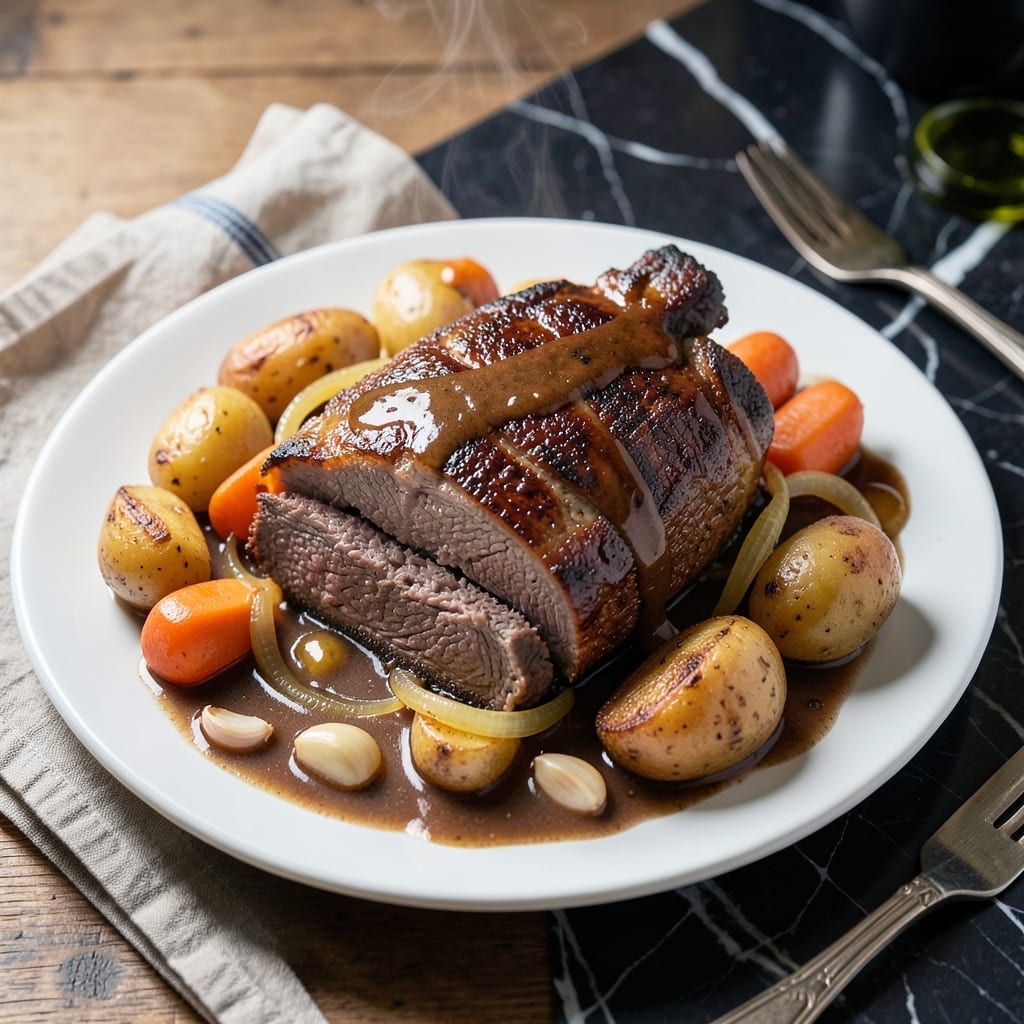 Pikes Peak Roast Crock Pot Recipe: Colorado-Style Slow Cooked Beef