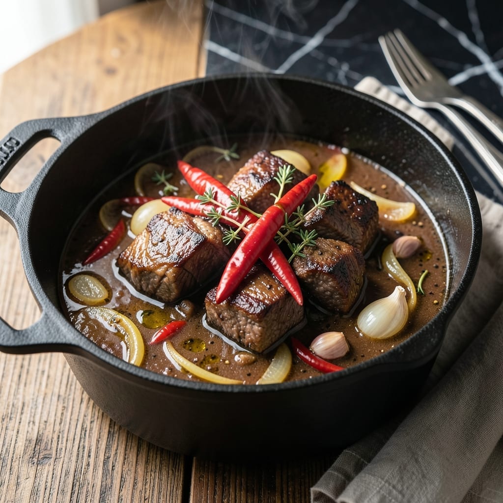 Traditional Pepper Pot Recipe: Jamaican Spice-Infused Beef Stew