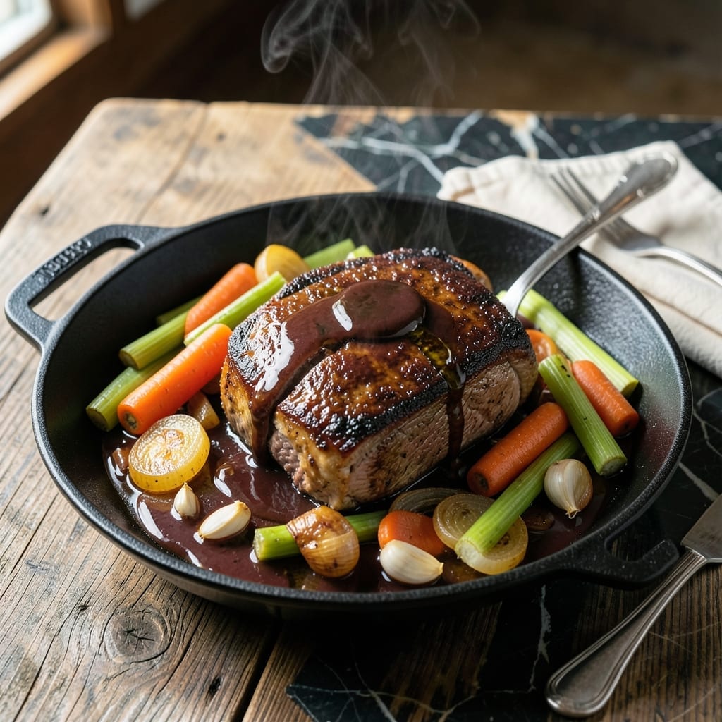 Elk Pot Roast Recipe: Dutch Oven Braised to Melting Tenderness