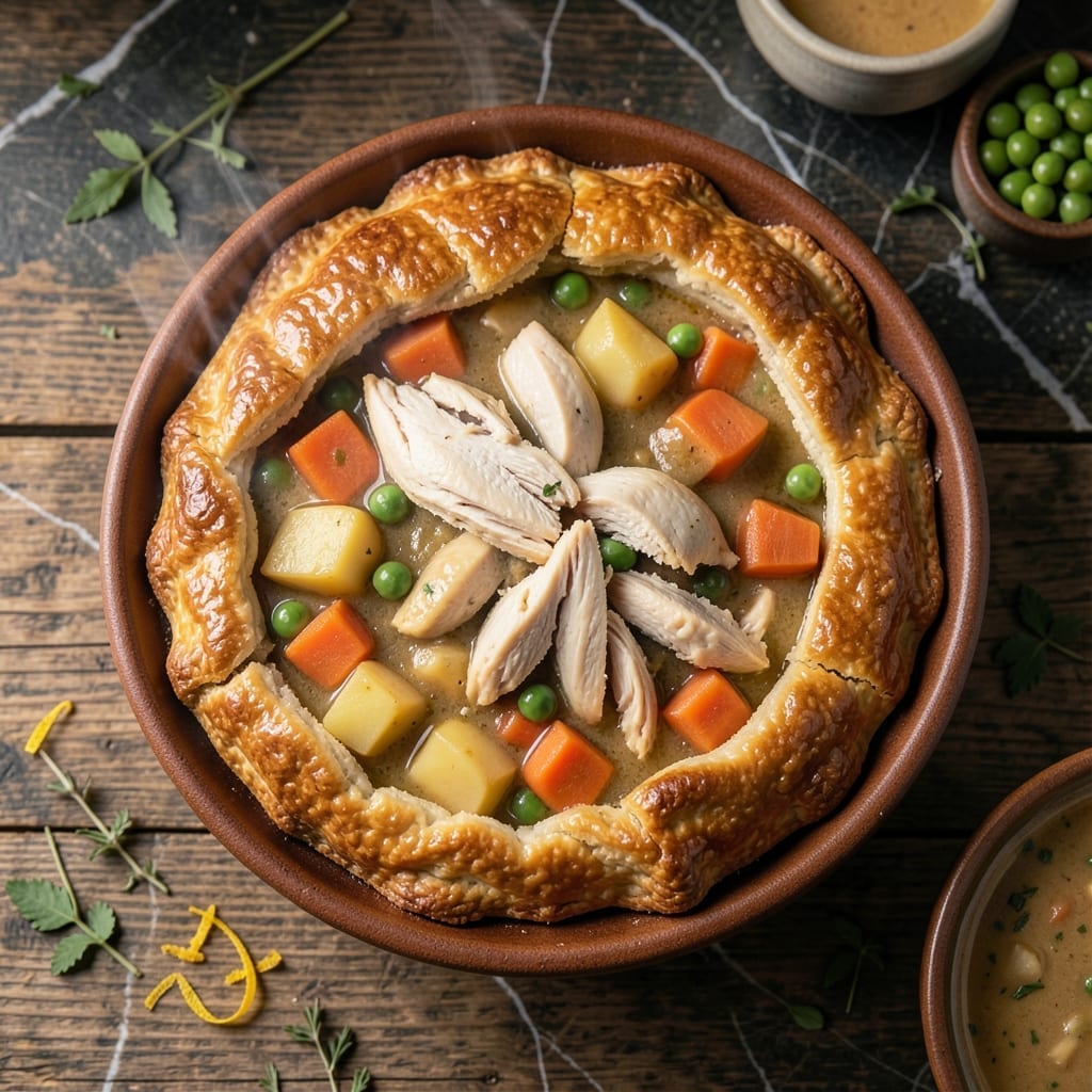 Amish Chicken Pot Pie Recipe: Rustic Comfort in a Flaky Crust