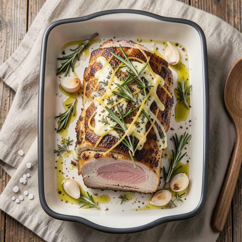 5-Star Pork Loin Roast Recipe: Herb-Crusted, Juicy Pink Heart Mastery