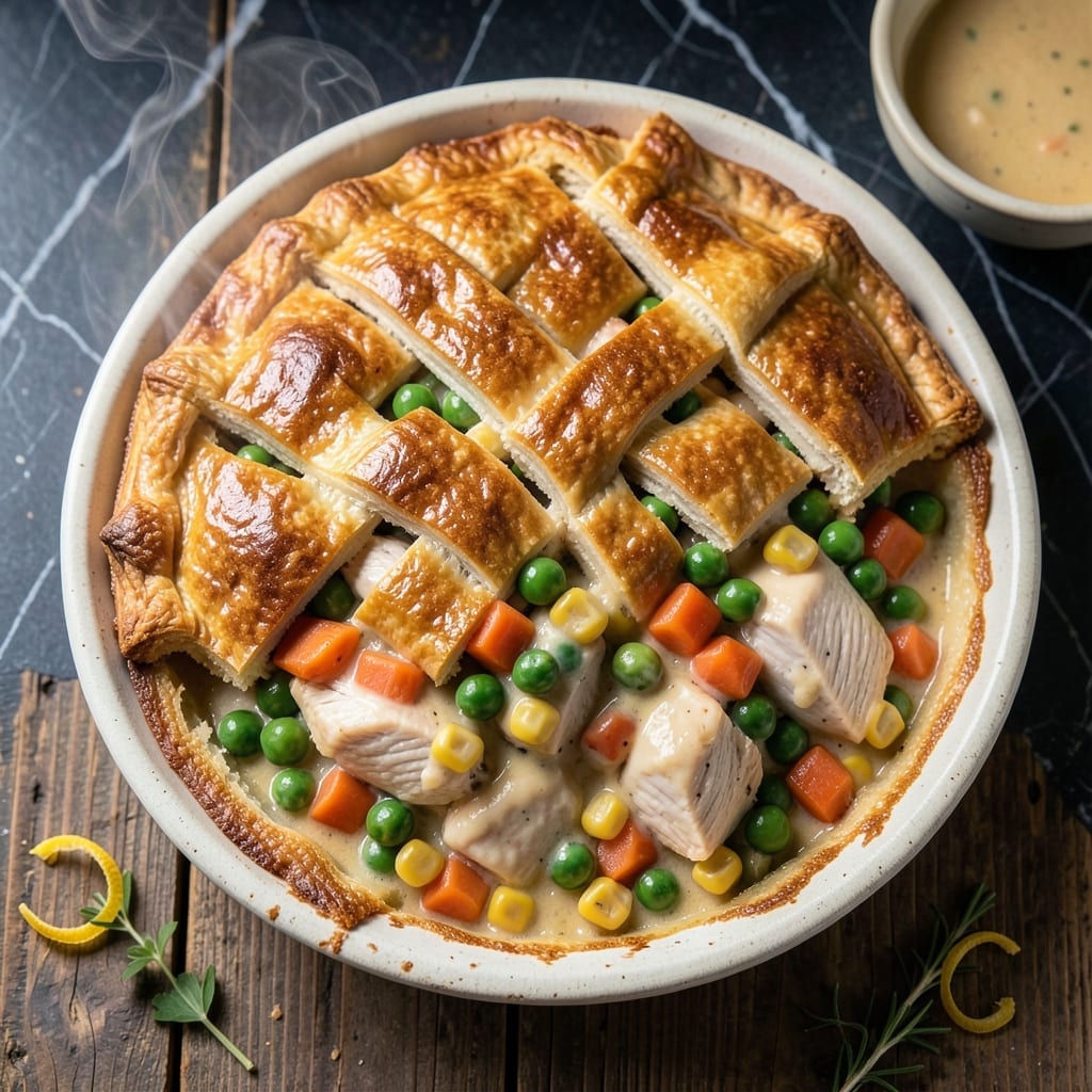 Swanson Pot Pie Recipe: Golden Crust Over Hearty Filling