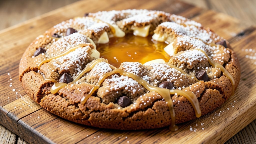 1 Giant Cookie Recipe: Fudgy-Centered Crowd-Pleaser in One Bowl