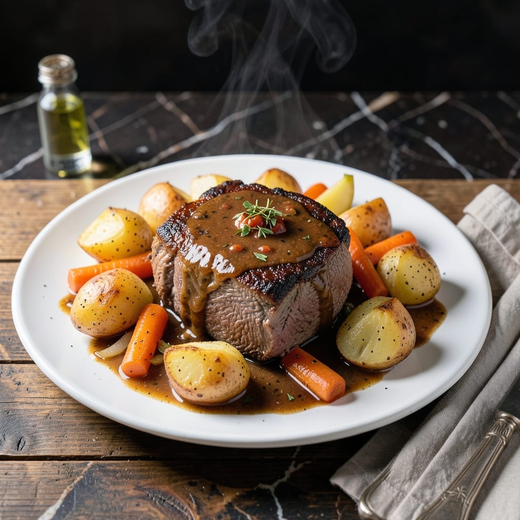 Boston Market Pot Roast Recipe: Slow-Cooked Beef With Carrots and Potatoes