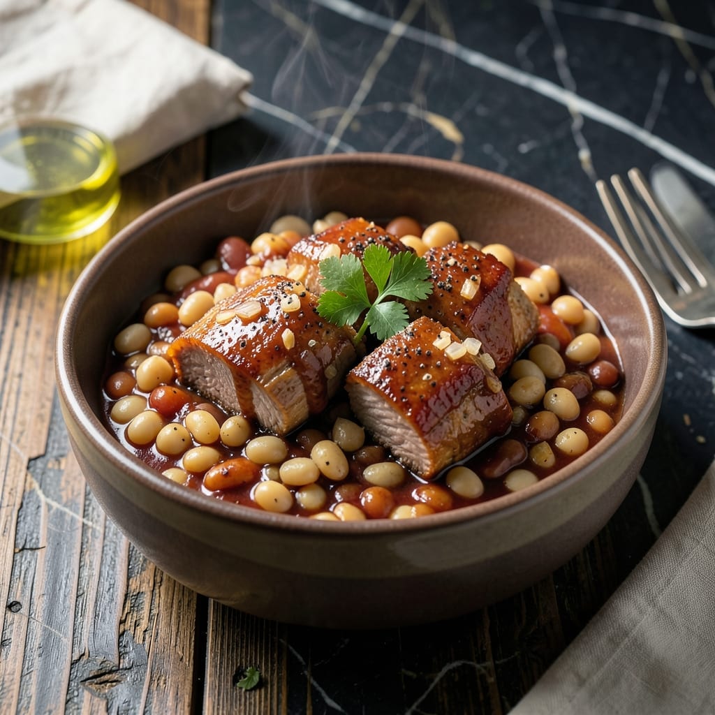Pork and Beans Crock Pot Recipe: Smoky Sweet Set It and Forget It Pork and Beans Crock Pot Recipe: Smoky Sweet Set It and Forget It