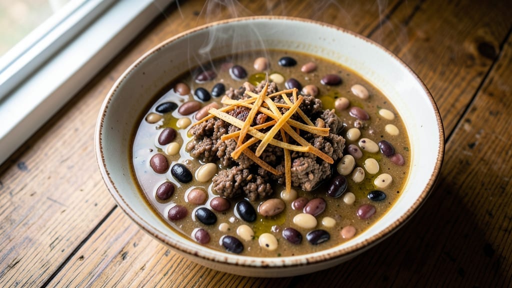 15 Bean Soup Recipe with Ground Beef: Hearty One-Pot Meal in 60 Minutes