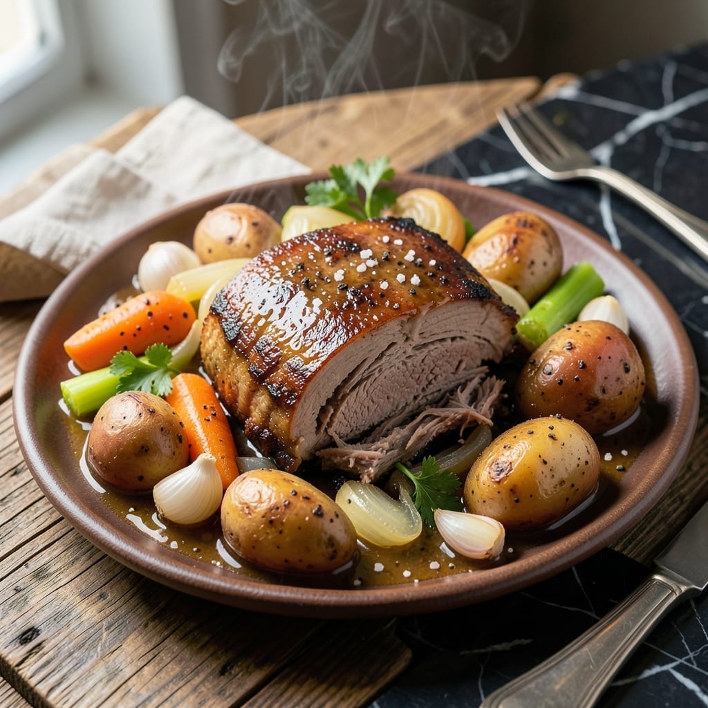 Crockpot Beef Pot Roast Recipe: Effortless Sunday Dinner with Root Vegetables
