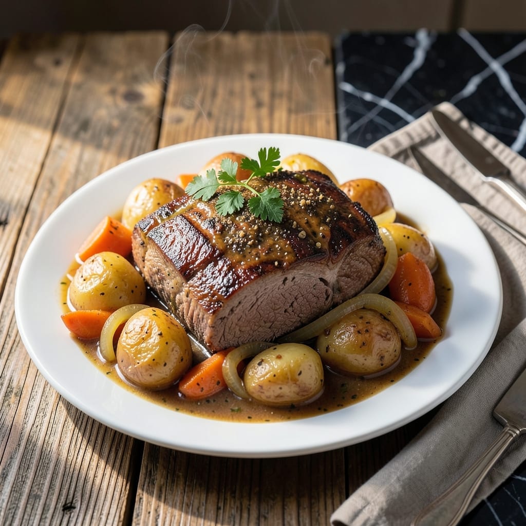 Pot Roast Crock Pot Recipe With Dry Ranch Dressing: Ranch-Infused Slow Cooker Masterpiece Pot Roast Crock Pot Recipe With Dry Ranch Dressing: Ranch-Infused Slow Cooker Masterpiece