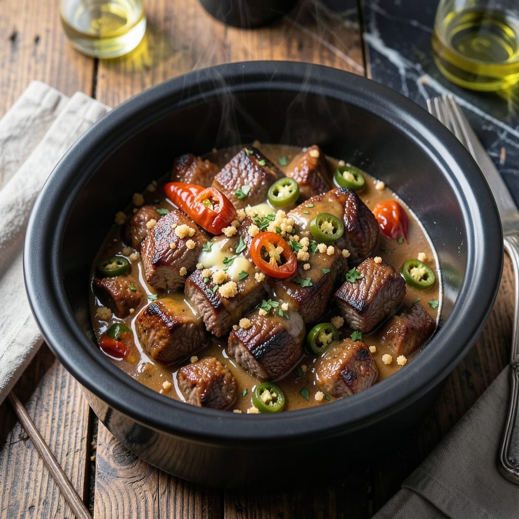 Mississippi Crock Pot Recipe: Slow-Cooked Pepperoncini Beef Stew