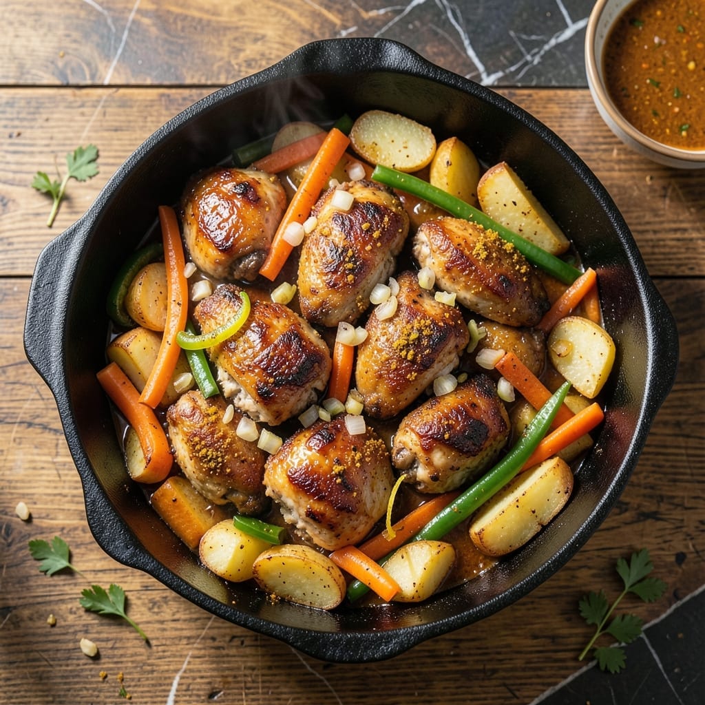 Trini Pot Bake Recipe: One-Pot Caribbean Spiced Comfort
