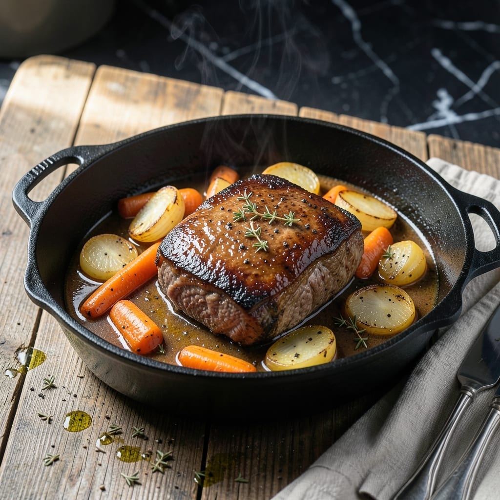 Billy Parisi Pot Roast Recipe: Red Wine Braised With Garden Vegetables
