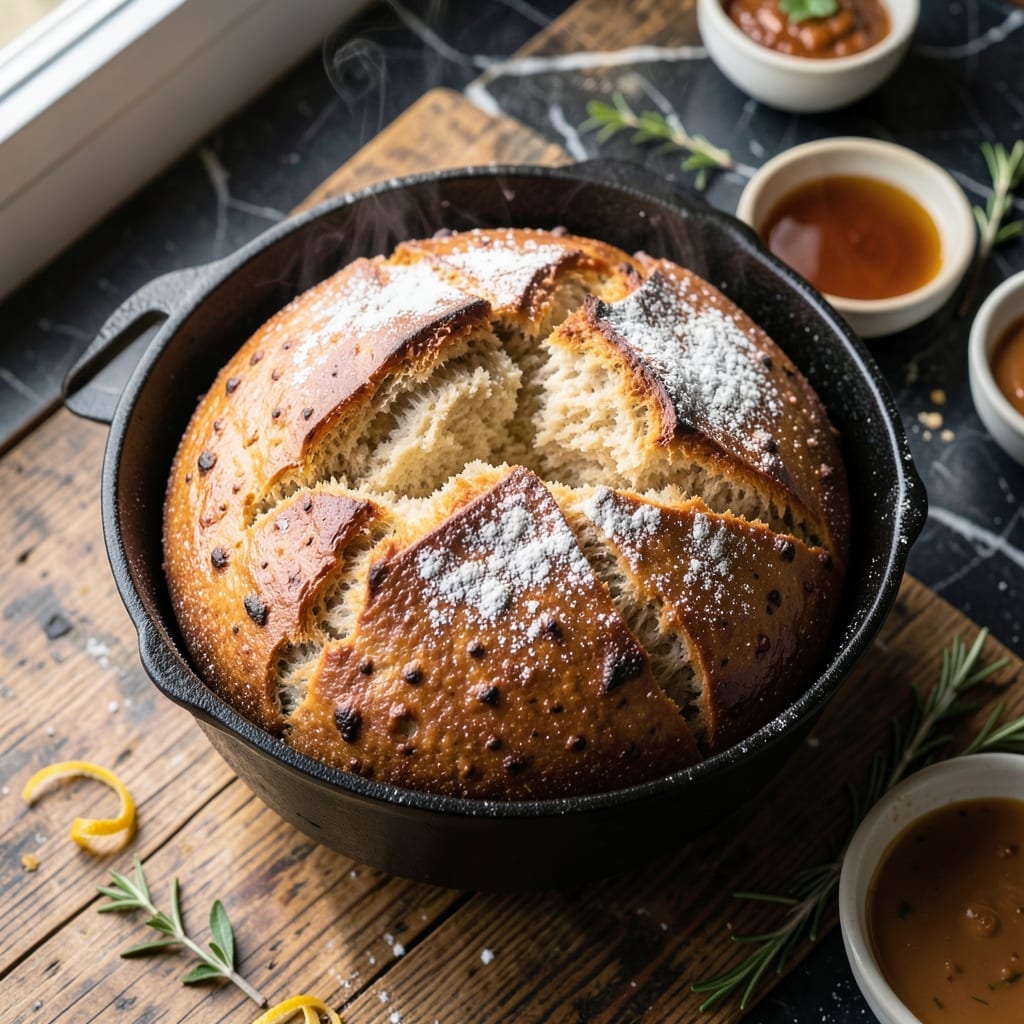 Pot Bread Recipe Cast Iron Pot: Rustic Crust With Cast Iron Charm